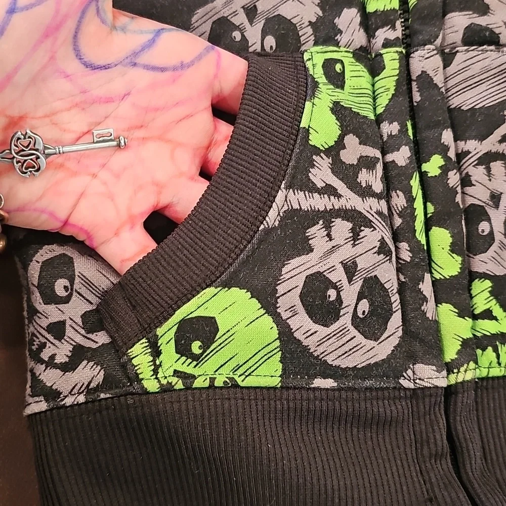 V Toddler Boys Skull Jacket For 18 Months